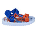 Sandalias Casual Velcro Spiderman Azules Niño