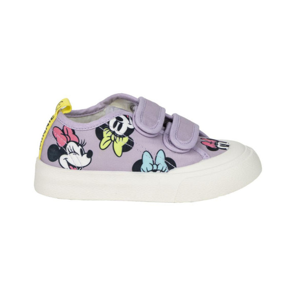 Zapatillas de Loneta Minnie Mouse Morado Niña