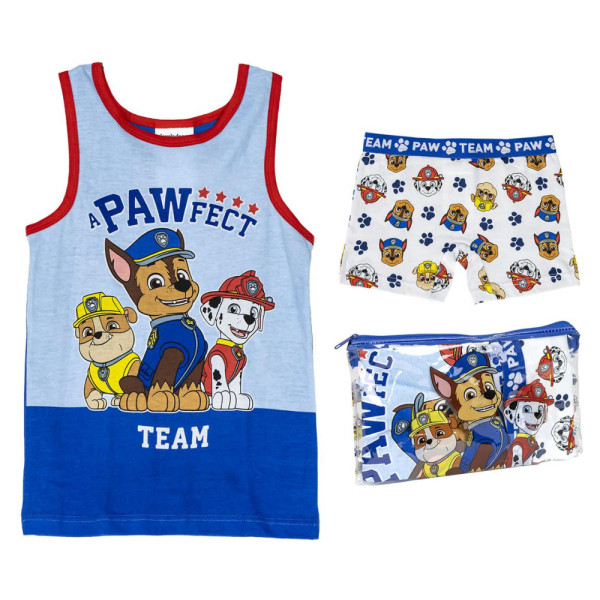 Pijama de Tirantes Patrulla Canina A Pawfect Team con Neceser Niño