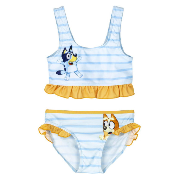 Bañador Bikini Bluey Rayas Niña
