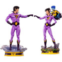 Set de 2 Figuras Art Scale Dc Comics Wonder Twins Exclusivo