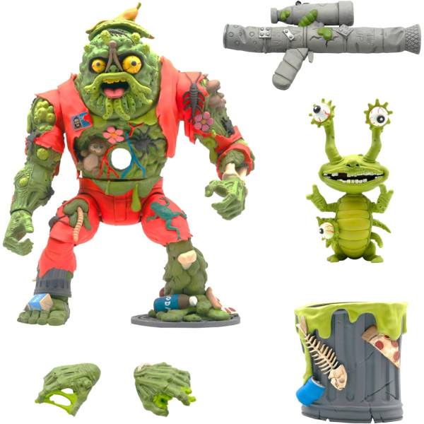 Figura Ultimates Las Tortugas Ninja Muckman y Joe Eyeball