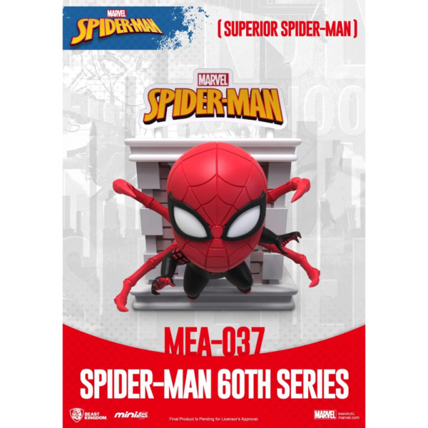 Figura Mini Egg Attack Marvel Spiderman Superior Spiderman Serie 60 Aniversario