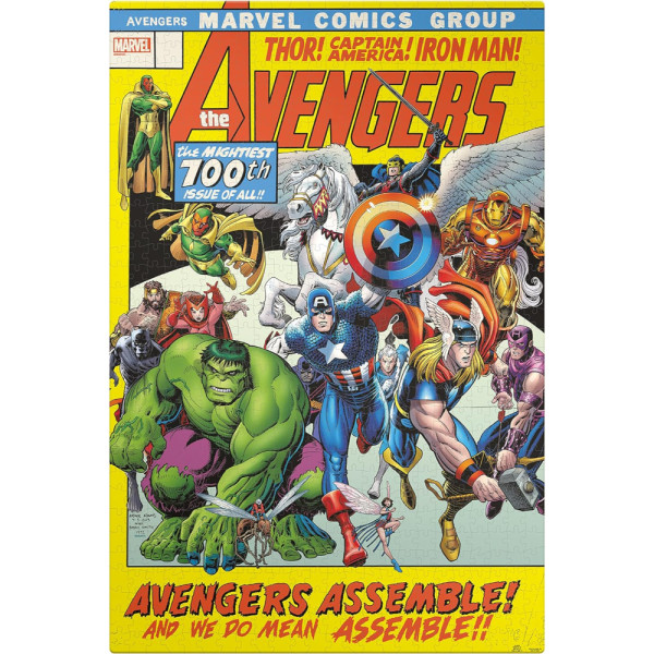 Puzzle Marvel Comics Retro En Lata 750 Piezas