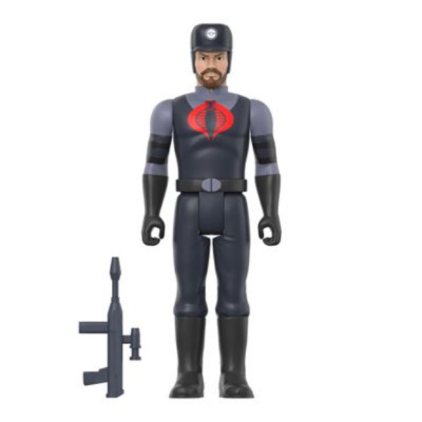 Figura Reaction Gi Joe Cobra Snakeling Factory Worker Beard Tan