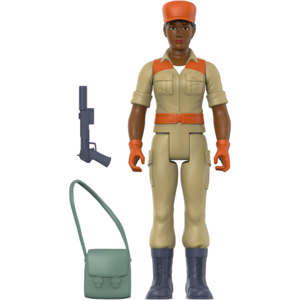 Figura Reaction Gi Joe Female Combat Engineer Ponytail Hair Brown