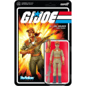 Figura Reaction Gi Joe Female Combat Engineer Ponytail Hair Tan