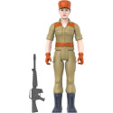 Figura Reaction Gi Joe Female Combat Engineer Ponytail Hair Pink