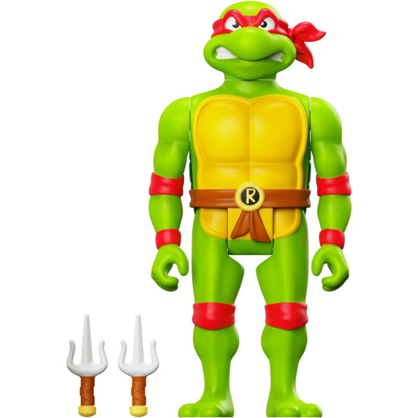 Figura Reaction Las Tortugas Ninja Raphael Wave 7