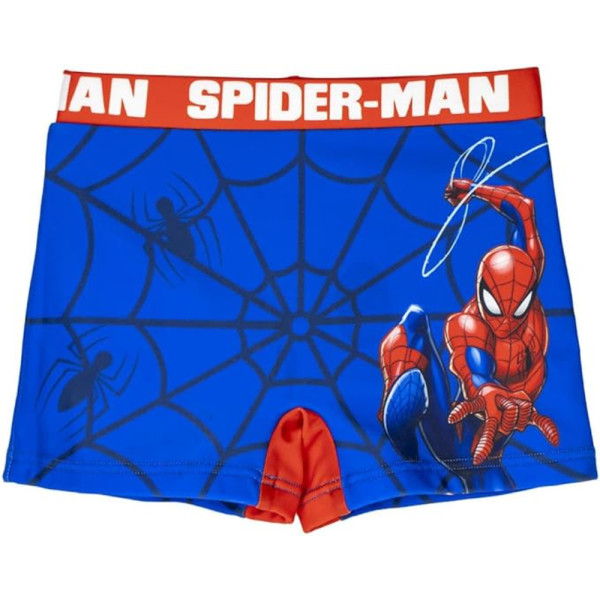 Bañador Bóxer Spiderman Azul y Rojo Niño