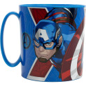 Taza de Plástico Micro Avengers Heraldic Army 390 ML