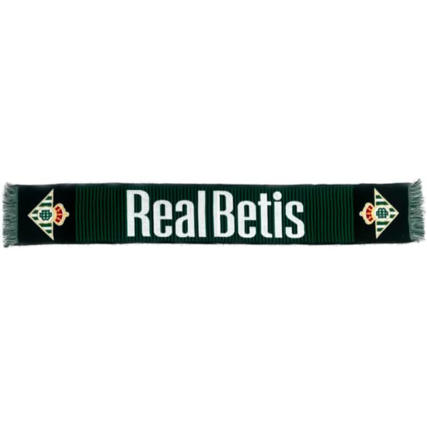 Bufanda Real Betis Multirayas Verde y Negra