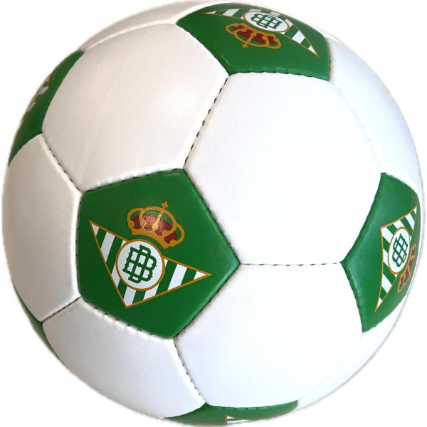 Balón Real Betis Grande Blanco Pentágonos