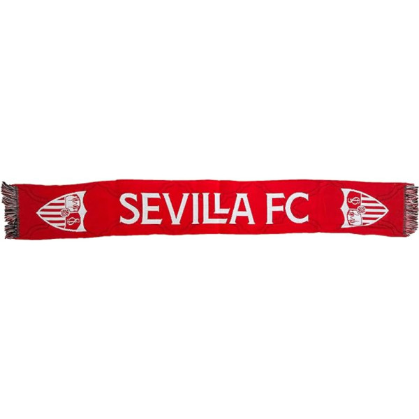 Bufanda Sevilla FC Roja Letras Blancas