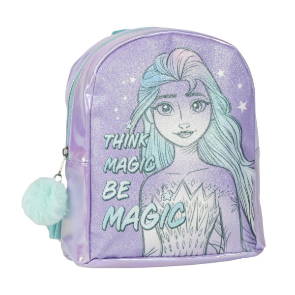 Mochila Guardería Frozen Think Magic Be Magic Purpurina