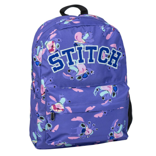 Mochila Escolar Grande Stitch Logo