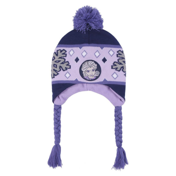 Gorro Peruano Frozen 2 Lila Niña