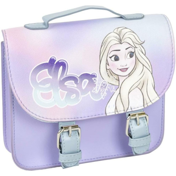 Bolso Satchel Frozen Elsa Lila