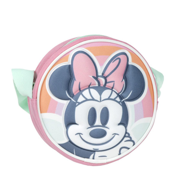 Bolso Bandolera Minnie Mouse 3D Rosa