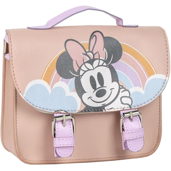 Bolso Satchel Minnie Mouse Rainbow Naranja