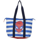 Bolso de Playa Marvel Spiderman Azul a Rayas
