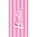 Toalla de Microfibra Barbie a Rayas Logo 140x70