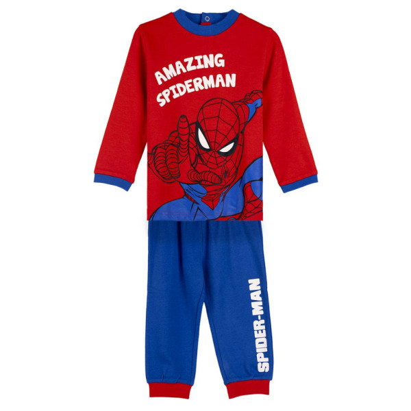 Pijama Manga Larga Spiderman Amazing Rojo Niño