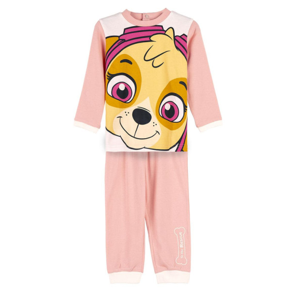 Pijama Manga Larga Patrulla Canina Skye Rosa Niña
