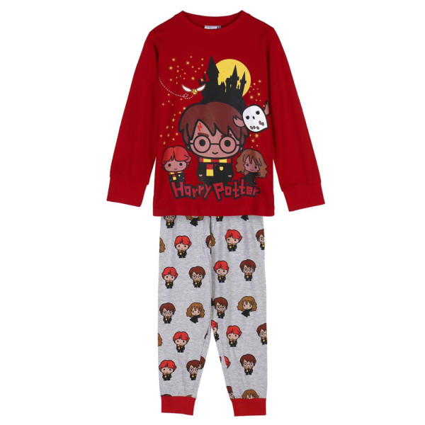 Pijama Manga Larga Harry Potter Wishes Burdeos Niño