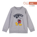 Sudadera sin Capucha Mickey Mouse Gris Junior
