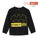 Sudadera sin Capucha Batman Gotham City Negro Junior