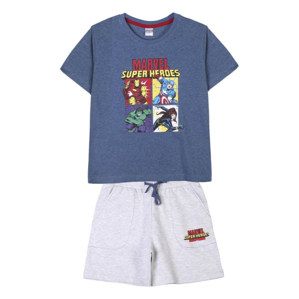 Pijama Manga Corta Marvel Super Heroes Niño