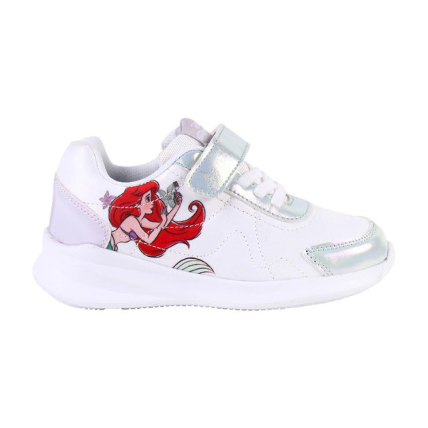 Zapatillas Deportivas La Sirenita Ariel Blanca Niña