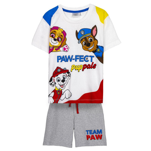 Pijama Manga Corta Patrulla Canina Team Paw Niño