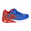 Zapatillas Deportivas con Luces Spiderman Azul y Rojo Niño