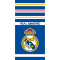 Toalla de Microfibra Real Madrid Azul Rayas Blancas 140x70