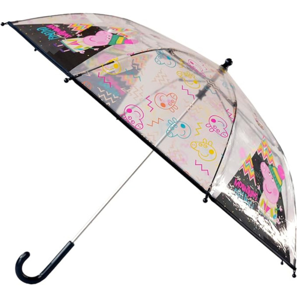 Paraguas Transparente Peppa Pig Mountains Calling Manual