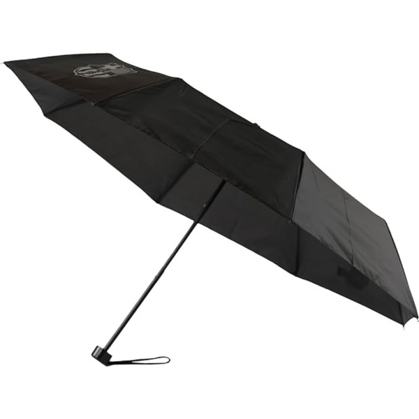 Paraguas Plegable FC Barcelona Negro Manual