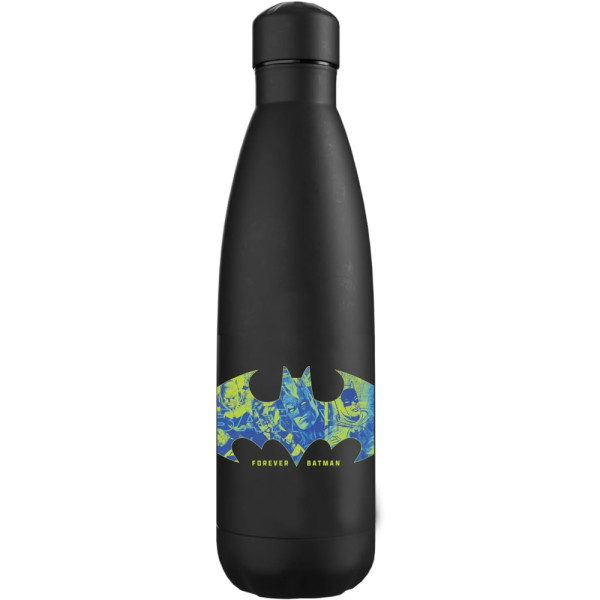 Botella de Acero Inoxidable Batman Forever Negro Rubberizada 550 ML
