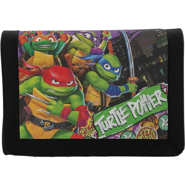 Cartera con Velcro Tortugas Ninja Mutant