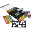 Set de Papelería con Cuaderno de Pizarra Rainbow High
