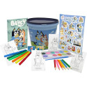 Set de Actividades Bluey 46 Piezas en Cubo