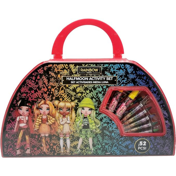 Set de Actividades Rainbow High 52 Piezas en Maleta