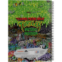 Cuaderno Tortugas Ninja TMNT A4 con Hojas Cuadriculadas