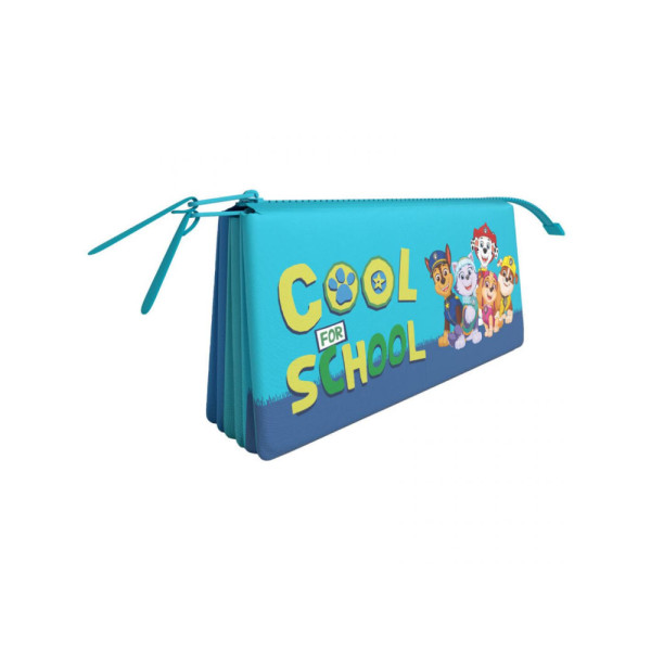 Estuche Portatodo Triple Patrulla Canina Cool For School