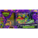 Set Cartera y Llavero Tortugas Ninja En Caja