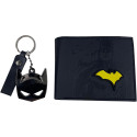 Set Premium Cartera y Llavero Metálico Batman en Caja