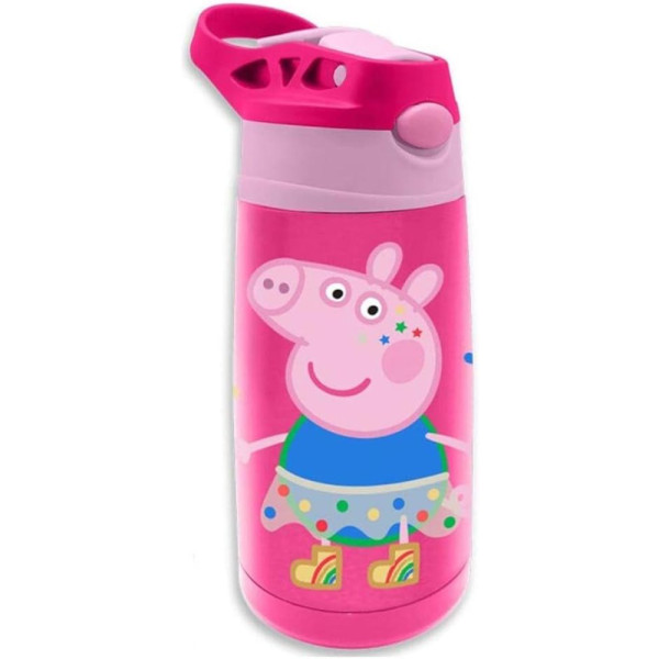 Cantimplora Acero Inoxidable Peppa Pig 450 ML