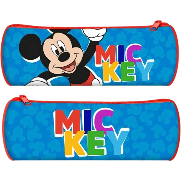 Estuche Portatodo Cilíndrico Mickey Mouse Logos
