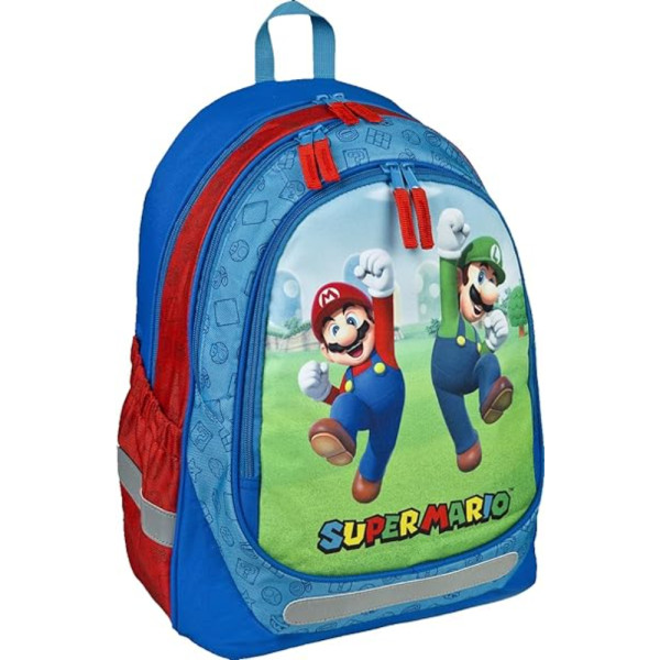 Mochila Doble Compartimento Super Mario